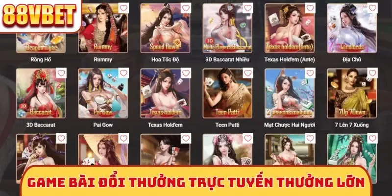 Game bài đổi thưởng trực tuyến
