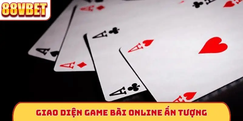 Giao diện game bài online ấn tượng