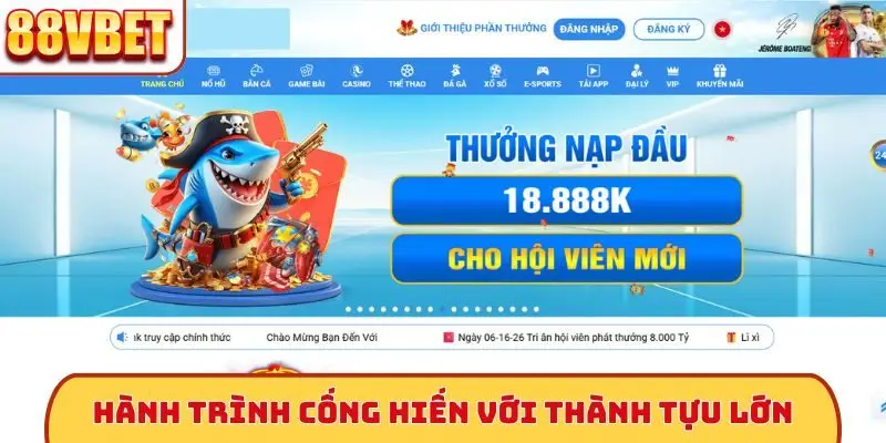 Hành trình cống hiến với thành tựu lớn