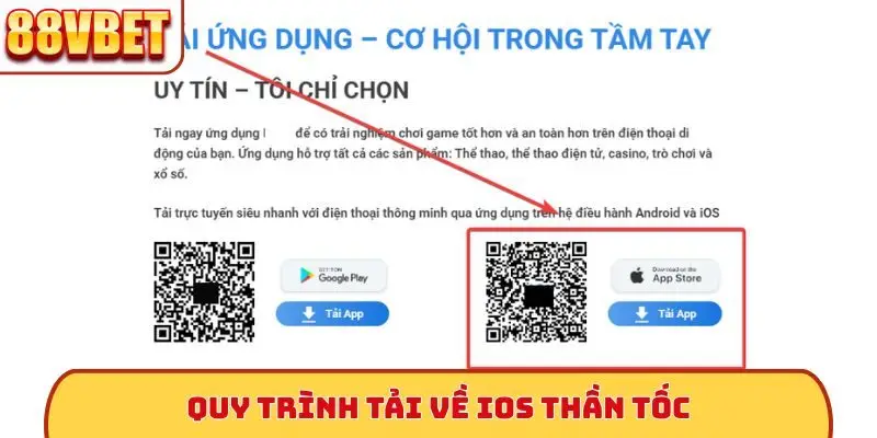 Quy trình tải về iOS thần tốc