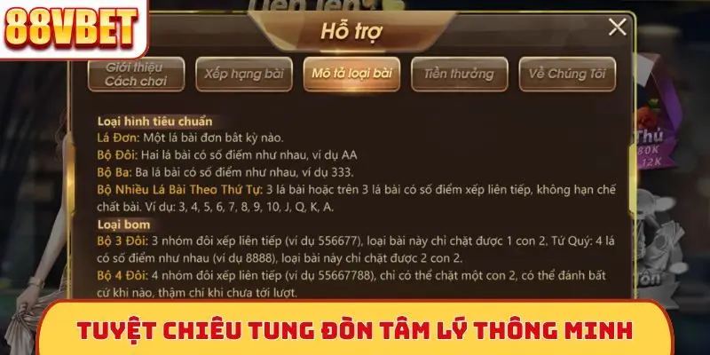 Tuyệt chiêu tung đòn tâm lý thông minh